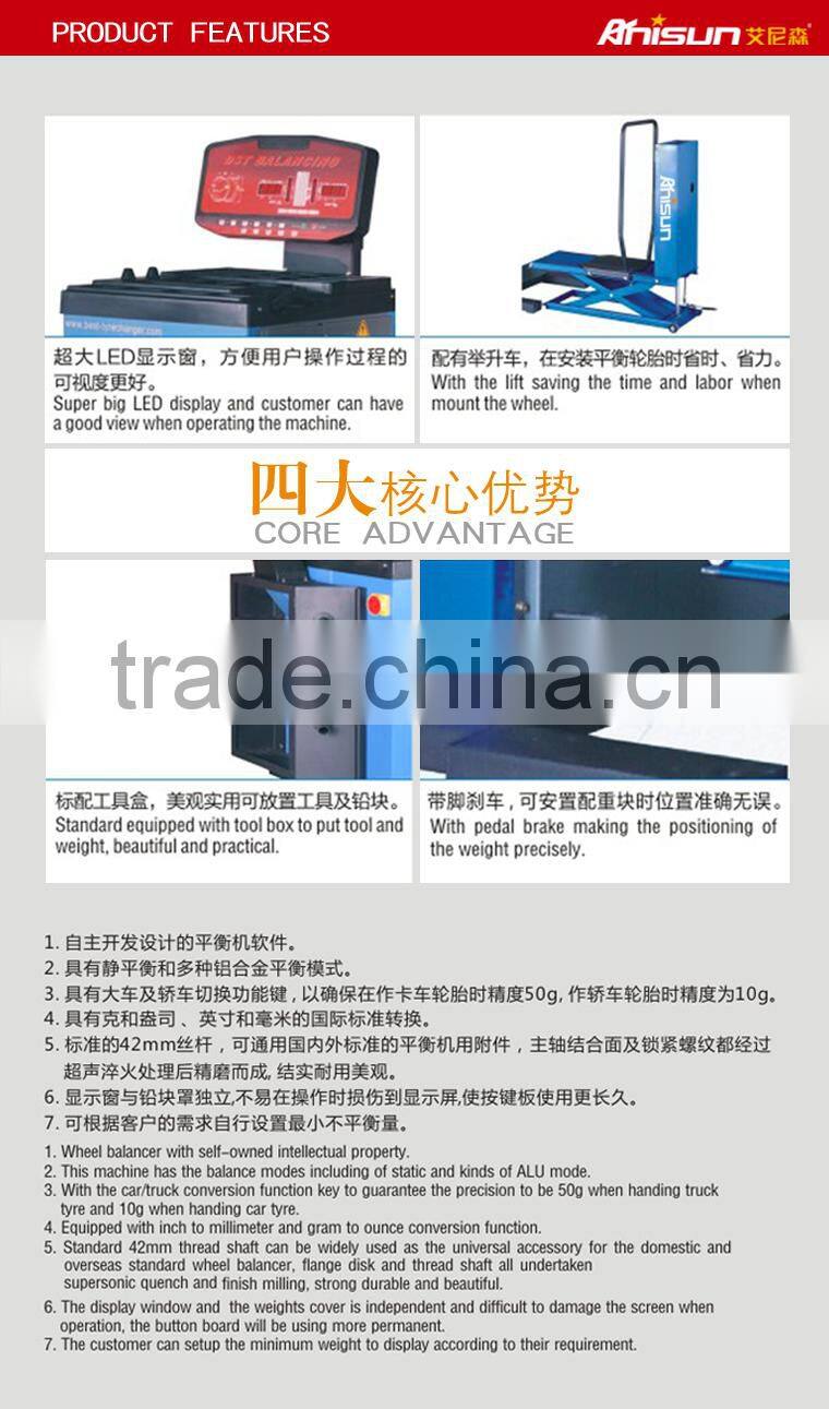 wheel balancing machine