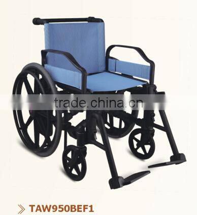 Full plastic light weight hospital wheelchair