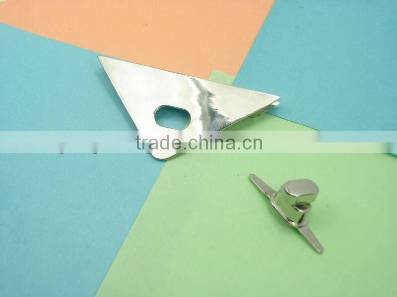 Supply handbags hardware die casting bags lock q-2523