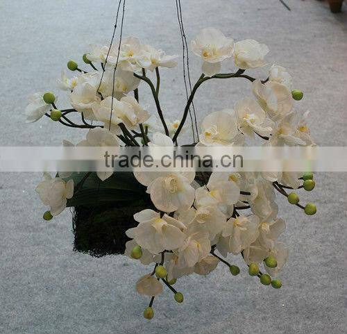 Artificial Latex Slipper Orchids Flowers,Artificial Hanging Slipper Orchids