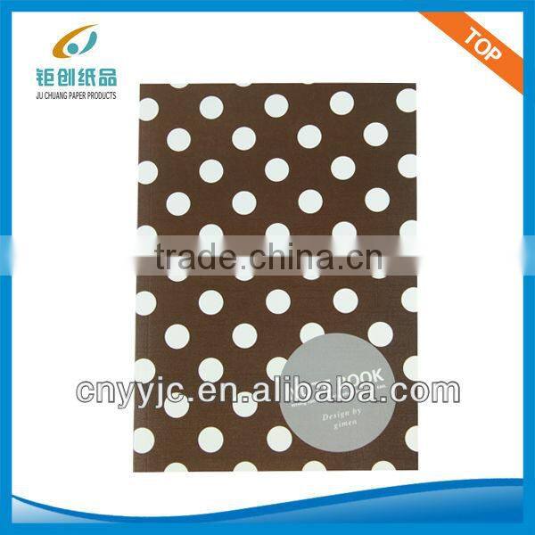 Simple Custom design notebook(Polka dots )