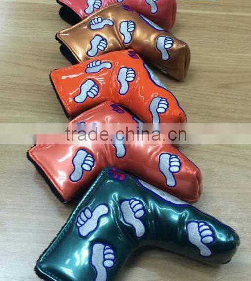 Exclusive PU leather golf putter cover for putter