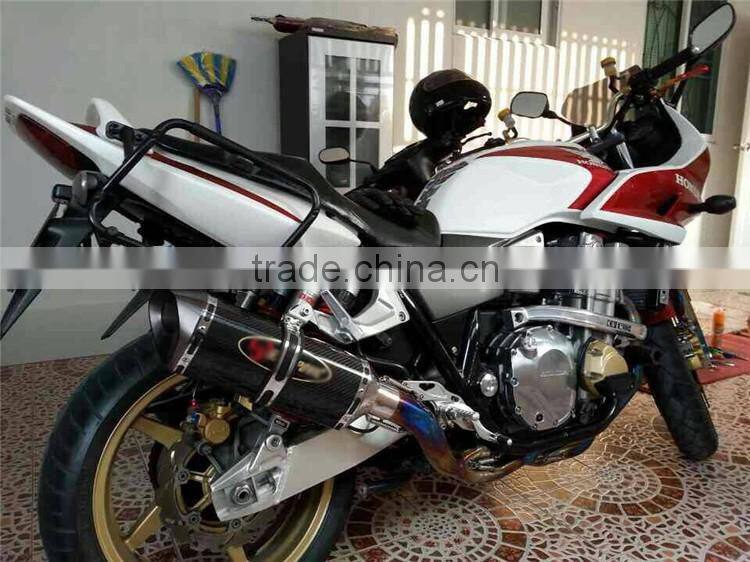 High quality stainless steel Racing Stainless Steel Streetbike Exhaust Universal Motorcycle