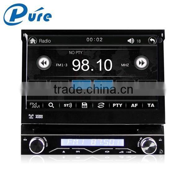 Hot selling good quality car multimedia 1 din car dvd player with touch screen