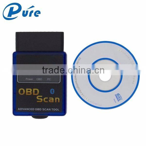 2016 new version Vgate mini elm327 bluetooth obd2 v1.5,Profesional OBD2 Scan Tool super mini elm327 v2.1 bluetooth
