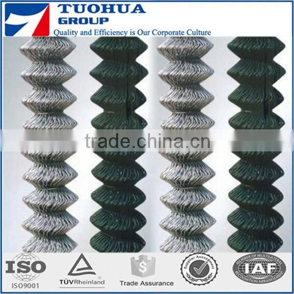 Black,Green PVC Coated Chain Link Mesh