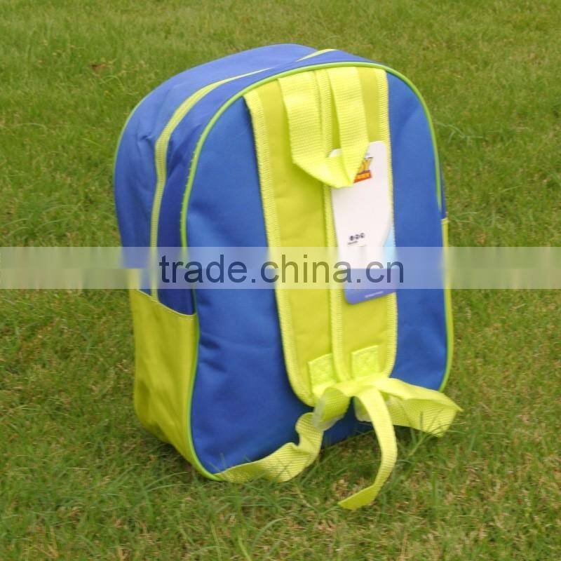 Promotion fashionable polyester school bag for kids