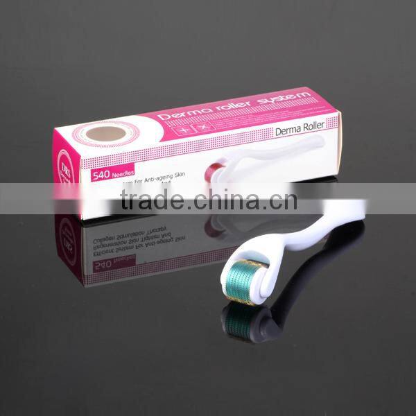 Dark Circle Removal Therapy Derma Roller 540 Needles Microneedling Dermaroller Titanium