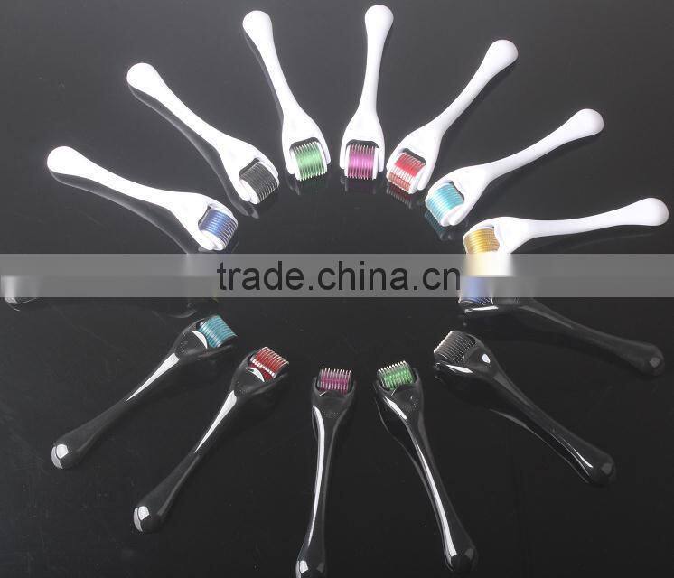 Skin care titanium skin vibrating derma roller 540