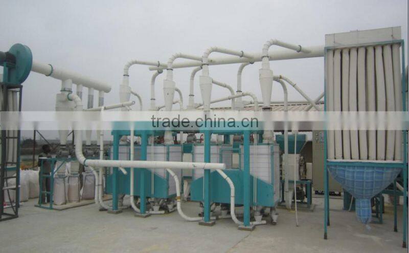 Maize milling machinery with price Shijiazhuang machinery corn flour processing line