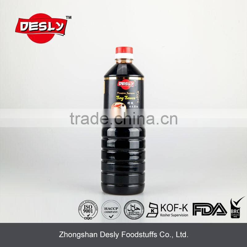 Desly premimum Japanese soy sauce popular 1L