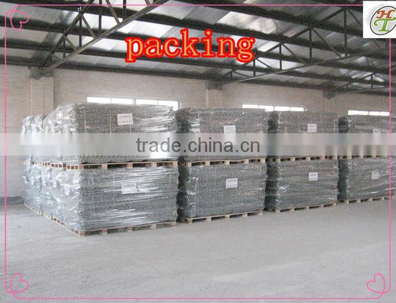 gabion stone cage galvanized 2.7mm diameter welded garden stone cage