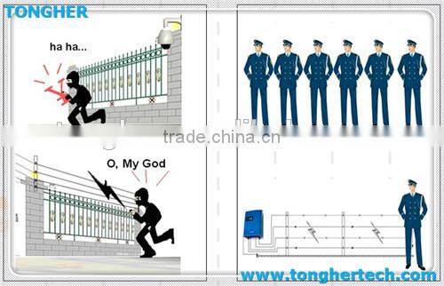 2015 New Security perimeter Electric fencing Wireless alarm system 5J