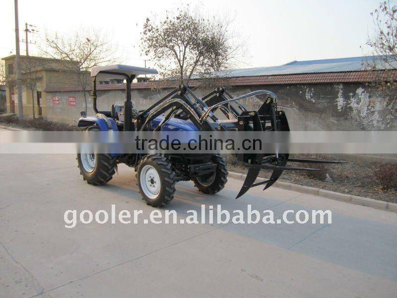40-55HP garden tractor fit with front end loader, add Timber grapple, grass grapple