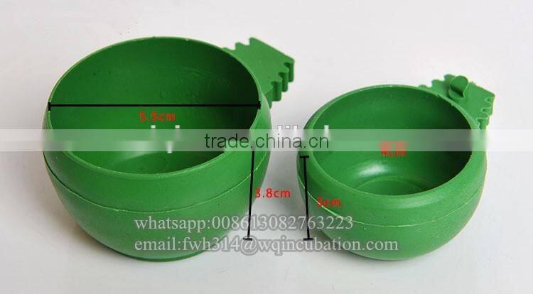 Plastic Bird Feeders Fruit Food Fork Install Cage Accessories