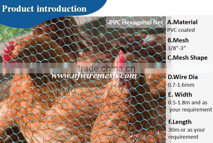 Hexagonal Hole Shape Q195 Galvanized Iron Wire hexagonal wire netting(Guangzhou Factory)