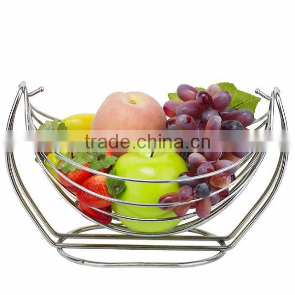 Chrome Fruit Bowl Basket