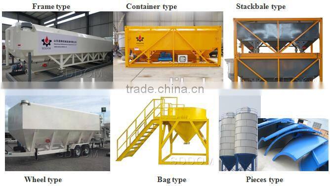Top quality and high configuration self controlled mobile cement silo price