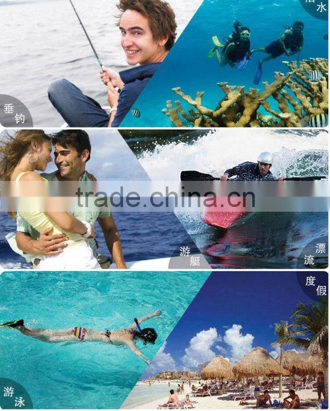 Stock wholesale high quality waterproof silicon beach bag