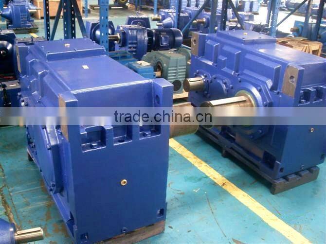 H industrial heavy dute speed reducer can be designed