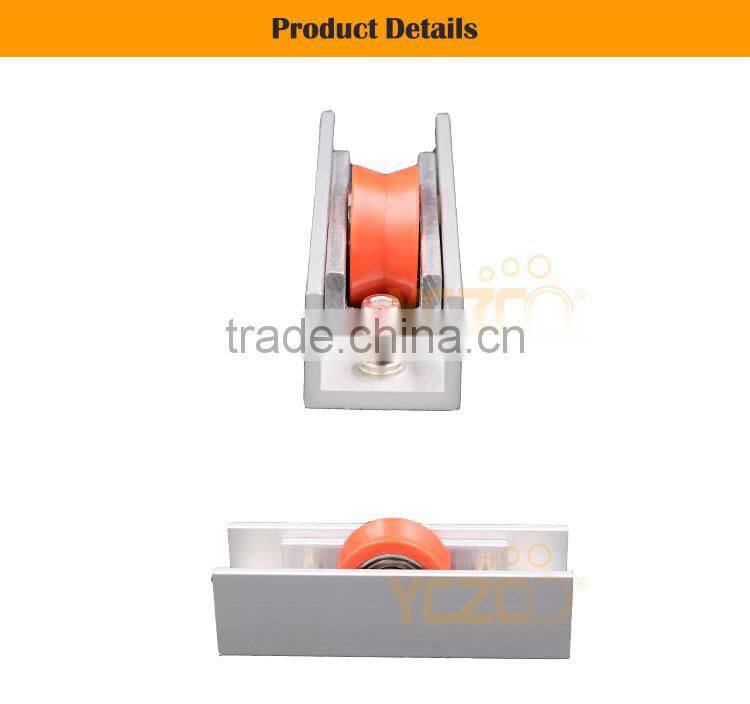 Aluminium housing 25mm ball bearing wheel with anodized