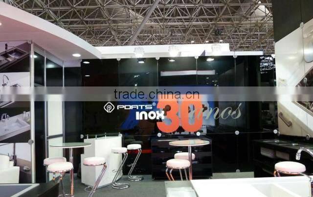 industrial kitchen sink, 450x450x300, flat rim, deep press