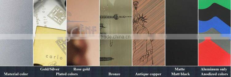 Unique Stainless Steel Black Metal Card