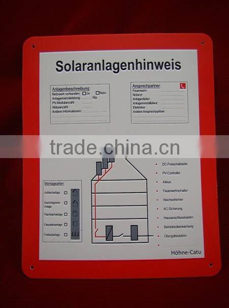 Screen Printing advertising pvc sign