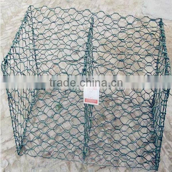 PVC Coated Hexagonal Stone Gabion Wall