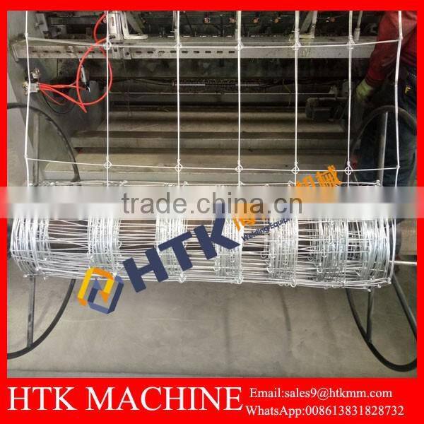 HTK Full Automatic Hinged Joint Fixed Knot Grassland Fence Machine