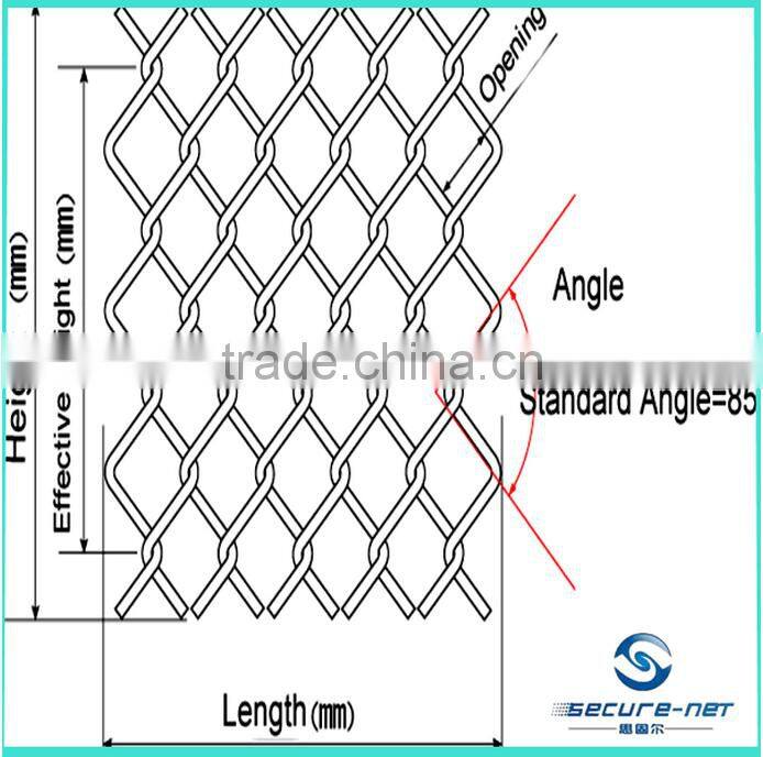decorative garden chain link fence with good appearence