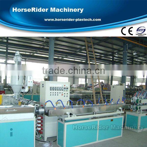 pvc fiber steel wire reinforced hose pipe making machinery/PVC fiber steel ENHANCED hose pipe production line
