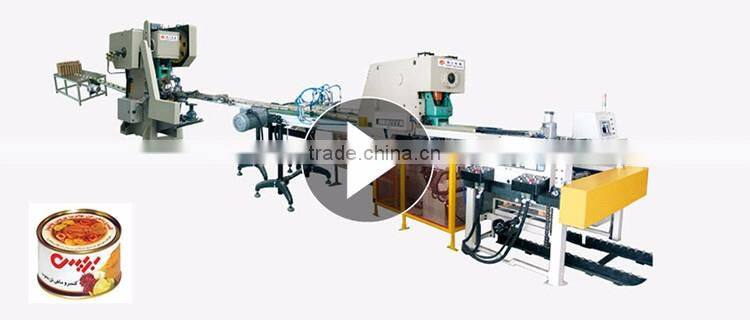 Automatic Tuna Fish Food Tin Can Making Machine