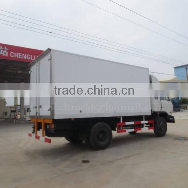 170 hp 4*2 DONGFENG Insulated Truck 10 ton