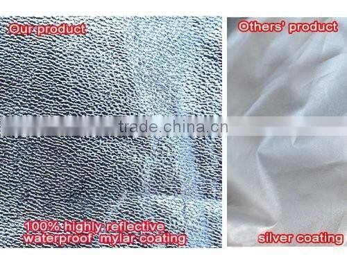 1.2x2.4x2M 600D Mylar Hydroponic Grow Tent for Indoor Plant Growing