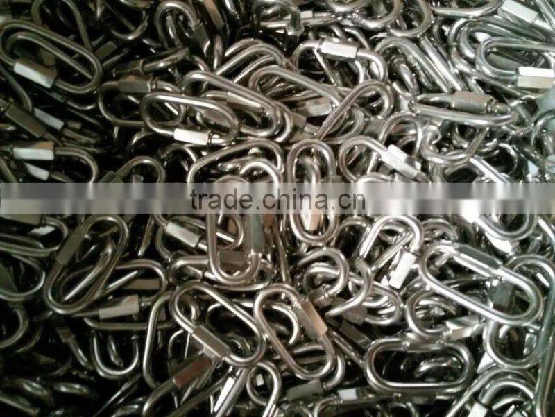 Wells CE Heavy duty forged 5mm CE Stainless Steel 316 polished Quick Link