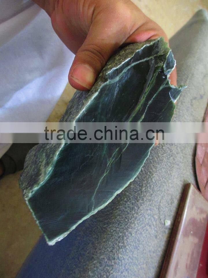Nephrite jade Boulders blocks sliced