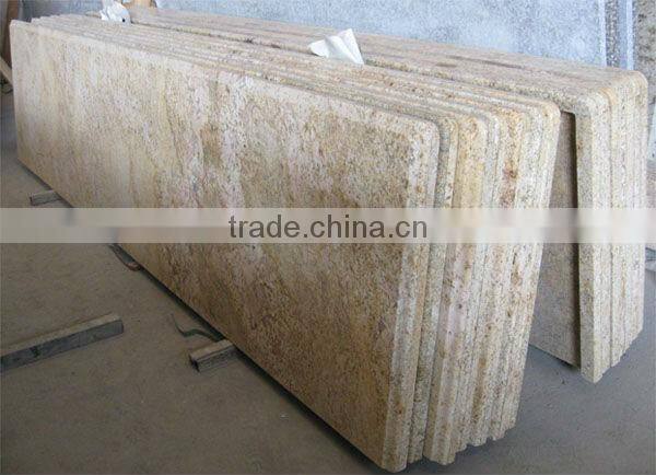 Polished golden king granite countertops