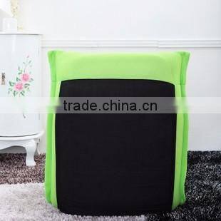 Fabric Comfortable floor chair without leg for single using with 5 steps to adjust waist.