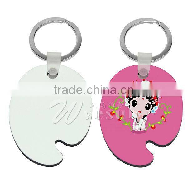 2017 New Products Sublimation Blank KeyRing