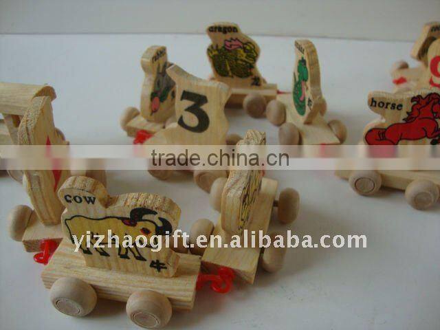 modern fashion wooden glow toys