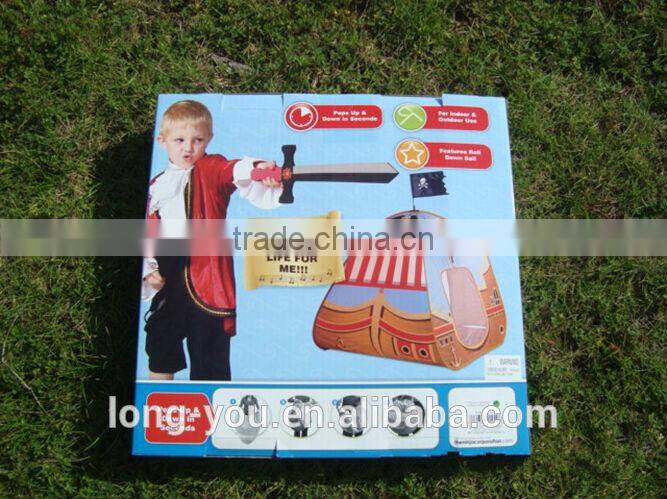 Kids children play pirate tent Pop up pirate tent