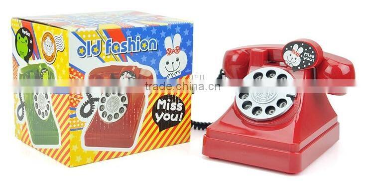 Supply creative Cartoon telephone piggy bank / saving box / money box