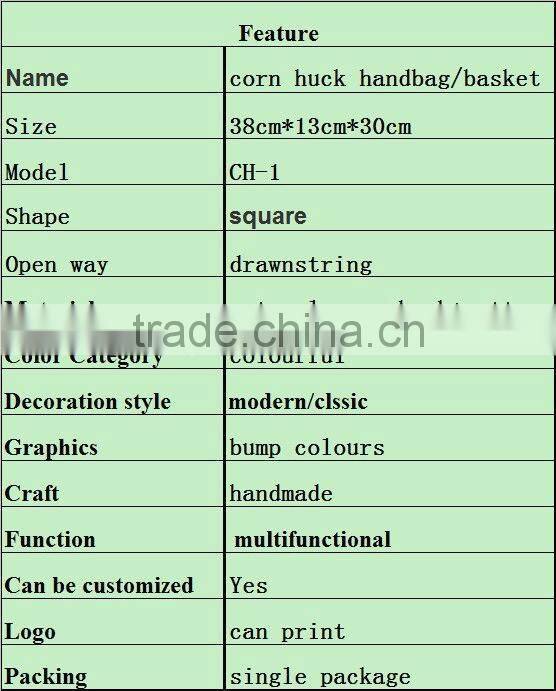 orn husk braided picnic food baskets e natural corn husk basket