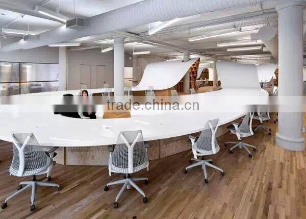 Special design Luxury boardroom corian conference table specifications office executive meeting table