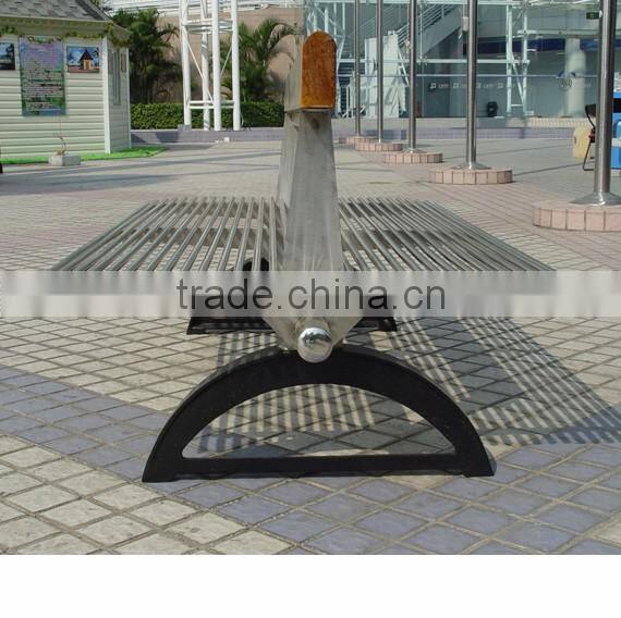 public serive rest metal outdoor bench