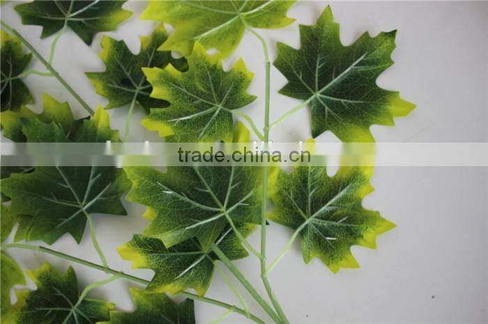 natural design artificial leaves romantic artificial vine leaves artificial maple for decoration