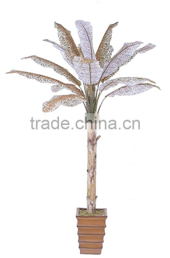 artificial bonsai tree artificial leopard print banana plantain fake trees