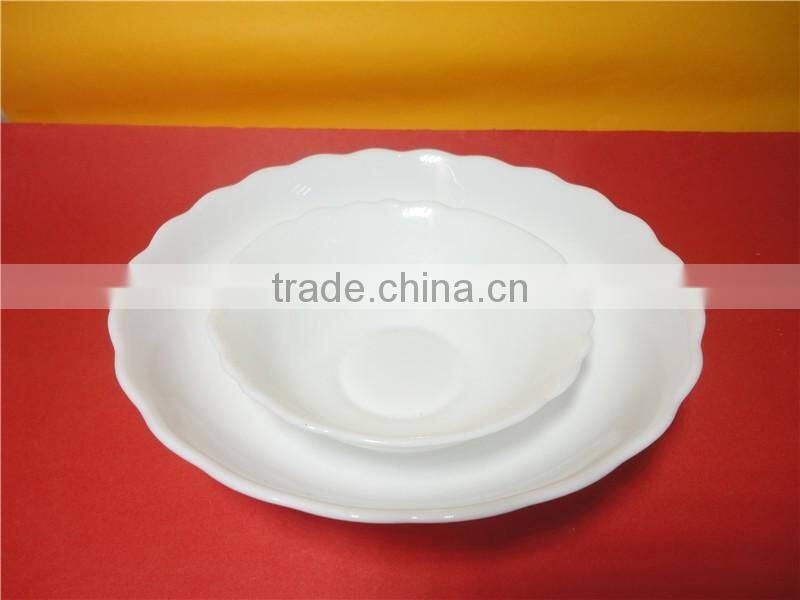 New Design fancy opal glass bowl ,cheap 8" glass bowls