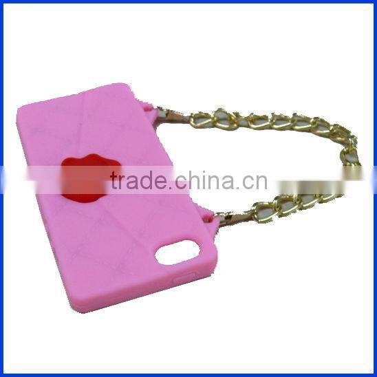 2013 hot sale wallet style Silicone Phone Handbag